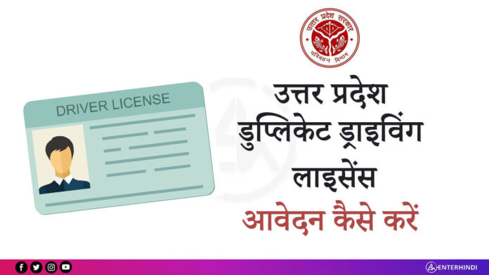 apply for duplicate license indi